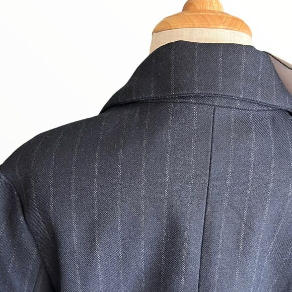 ZARA Kids | Navy Blue | BLAZER WITH LAPEL COLLAR AND LONG SLEEVES - Picture 6 of 8